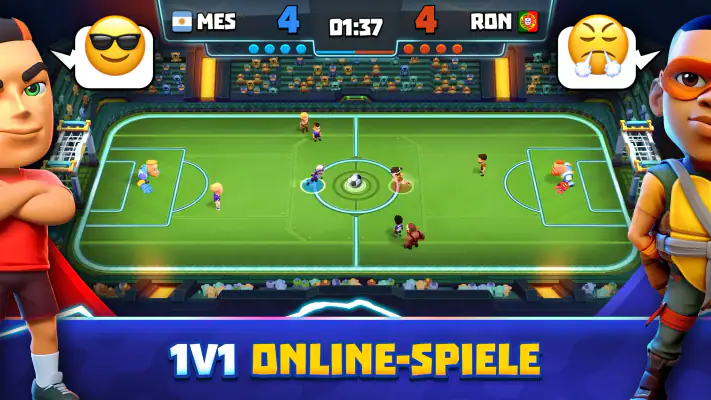 Goal Battle - Fußballspiele screenshot 1
