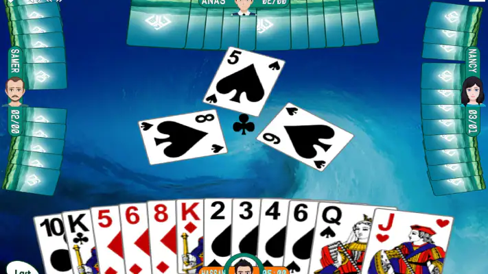 Golden Card Games Tarneeb Trix screenshot 1