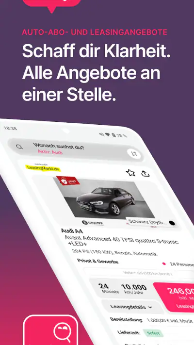 GoLeasy - Leasingsuchmaschine screenshot 1