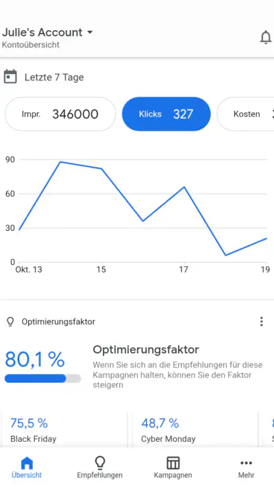 Google Ads screenshot 1