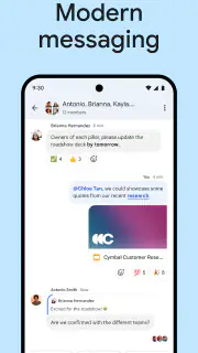 Google Chat screenshot 1