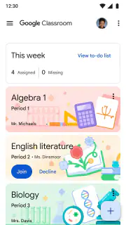Google Classroom screenshot 5