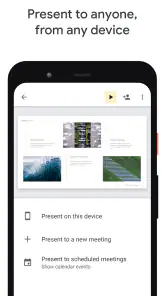 Google Präsentationen screenshot
