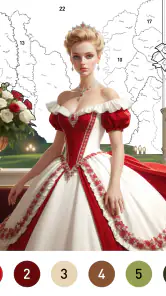 Gown Color - Farbe nach Nummer screenshot