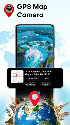 GPS Camera Map & Geotag Photos screenshot 1