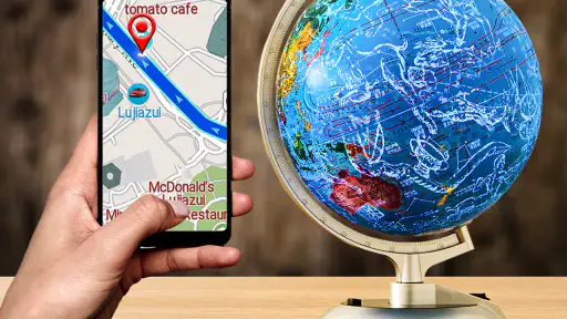 GPS-Navigation: Karte Richtung screenshot