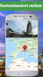 GPS-Navigation: Karte Richtung screenshot