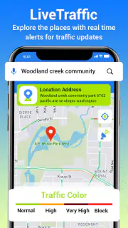 GPS Satellite Map Route Finder screenshot 1