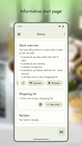 Grocy: Grocery Management screenshot 1