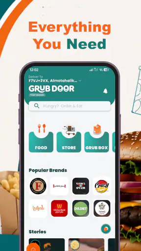 GrubDoor - Food Delivery screenshot 1