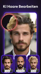 Haare Filter: Haarfarbe Ändern screenshot