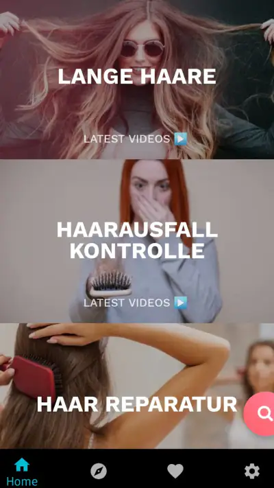 Haarpflege App Deutsch screenshot 1