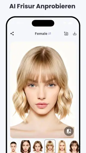 HairMatch: KI-Frisuren screenshot 1