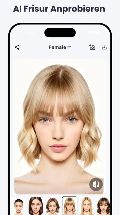 HairMatch: KI-Frisuren screenshot 1