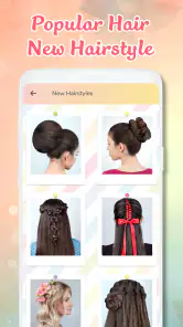 Hairstyles step by step screenshot