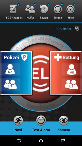 HandHelp™ - Notruf Notfall App screenshot 1