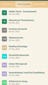 Harz App - mit Stempelheft screenshot