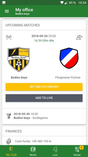 Hattrick Fußballmanager-Spiel screenshot 1