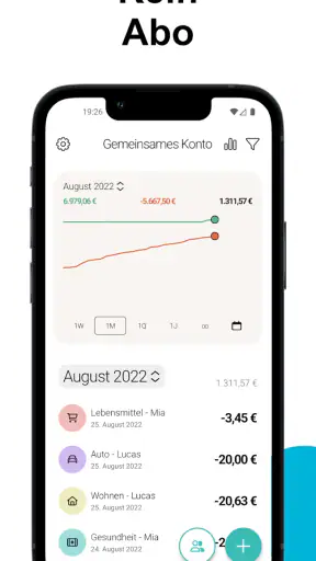 Haushaltsbuch Ausgaben Monee screenshot 1