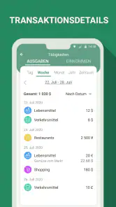 Haushaltsbuch - buchhaltung screenshot