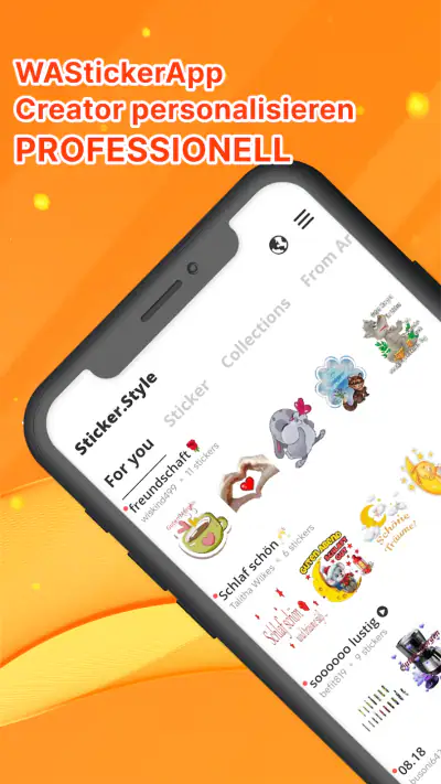 HD Sticker&Pack WAStickersApps screenshot 1