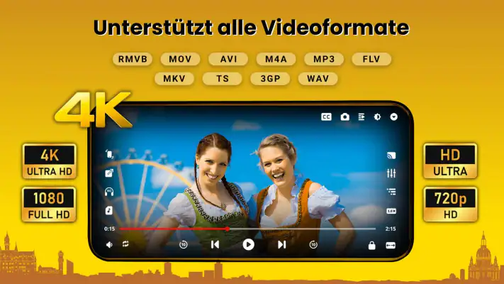 HD Video Player Alle Formate screenshot 1