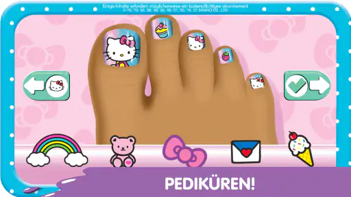 Hello Kitty Nagelsalon screenshot
