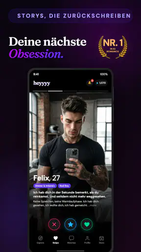 Heyyyy: Storys texten zurück screenshot 1