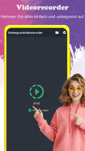 Hintergrundvideorecorder screenshot