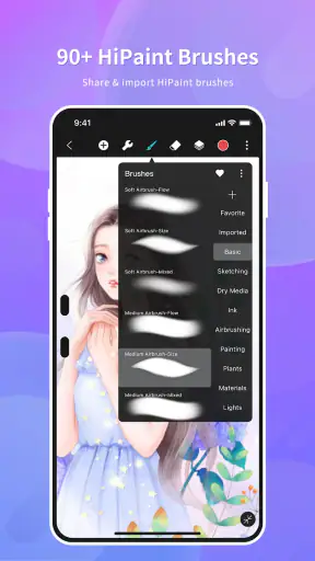HiPaint - malen und zeichnen screenshot 1