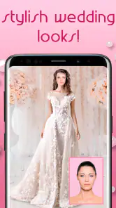 Hochzeitskleid Bildbearbeitung screenshot
