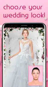 Hochzeitskleid Bildbearbeitung screenshot