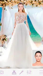 Hochzeitskleid Bildbearbeitung screenshot 7