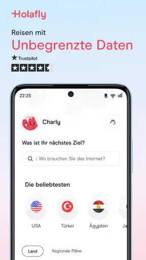 Holafly eSIM⏐Unbegrenzte Daten screenshot 1