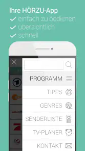 HÖRZU TV Programm als TV-App screenshot