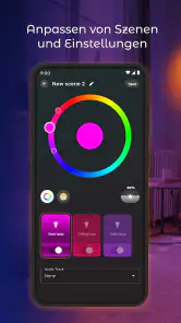 Hue Licht App Fernbedienung screenshot
