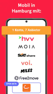hvv switch: ÖPNV & Sharing screenshot 3