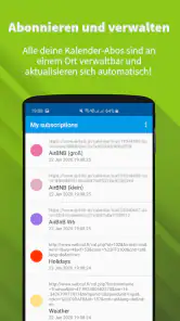 ICSx⁵ – Kalender abonnieren screenshot