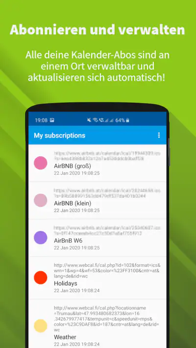 ICSx⁵ – Kalender abonnieren screenshot 1