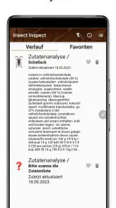 Insekten in Lebensmitteln screenshot