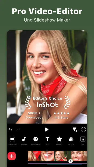 InShot - video bearbeiten screenshot 1
