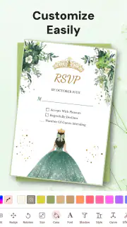 Invitation Maker & RSVP Cards screenshot 2