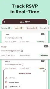 Invitation Maker & RSVP Cards screenshot
