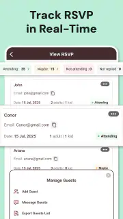 Invitation Maker & RSVP Cards screenshot 6