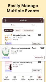 Invitation Maker & RSVP Cards screenshot 7