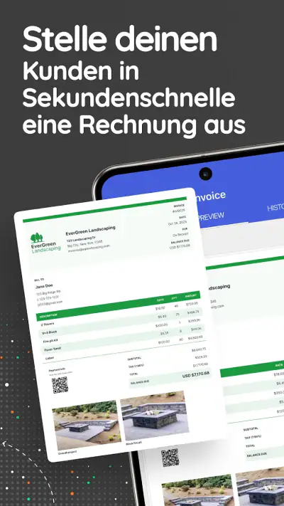 Invoice Simple - Rechnung screenshot 1