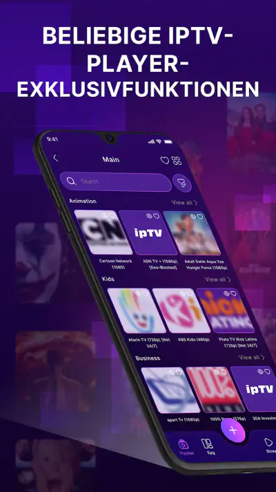 IPTV-Player, Live-TV screenshot 1