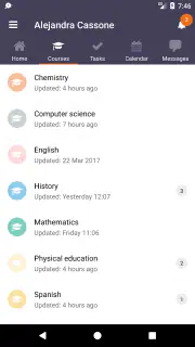 itslearning mobile screenshot 2
