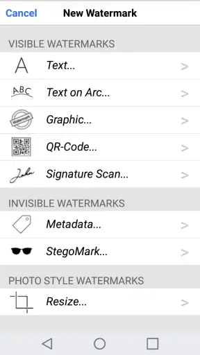 iWatermark+ Watermark Manager screenshot 1