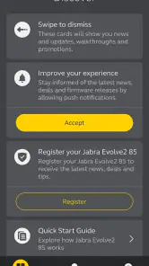 Jabra Sound+ screenshot